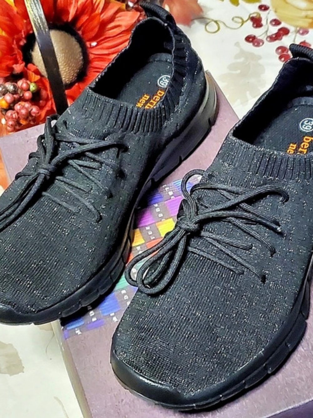 Bernie Mev Black Sneakers (US-8/39-EU)